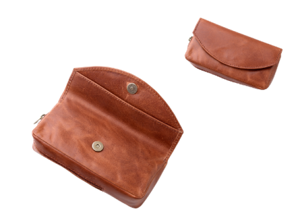 Pfeifentasche Angelo Kombibeutel Kautschuk Braun 1er